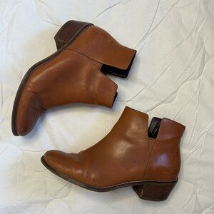 Cole Haan Leather Booties | Cognac Boots